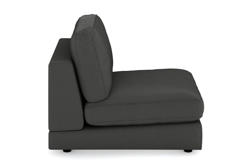 Arken 1-seters Midtmodul i Manchester 70 cm bred - Mørk grå - Møbler - Sofaer - Modulsofaer - Midtmodul