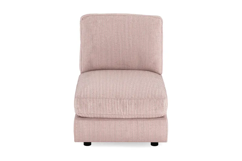 Arken 1-seters Midtmodul i Manchester 70 cm bred - Rosa - Møbler - Sofaer - Modulsofaer - Midtmodul