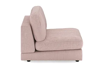 Arken 1-seters Midtmodul i Manchester 70 cm bred - Rosa - Møbler - Sofaer - Modulsofaer - Midtmodul