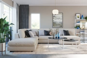 Arken 1-seters Midtmodul i Manchester 90 cm bred - Beige - Møbler - Sofaer - Modulsofaer - Midtmodul