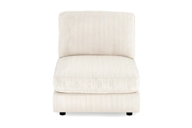 Arken 1-seters Midtmodul i Manchester 90 cm bred - Beige - Møbler - Sofaer - Modulsofaer - Midtmodul