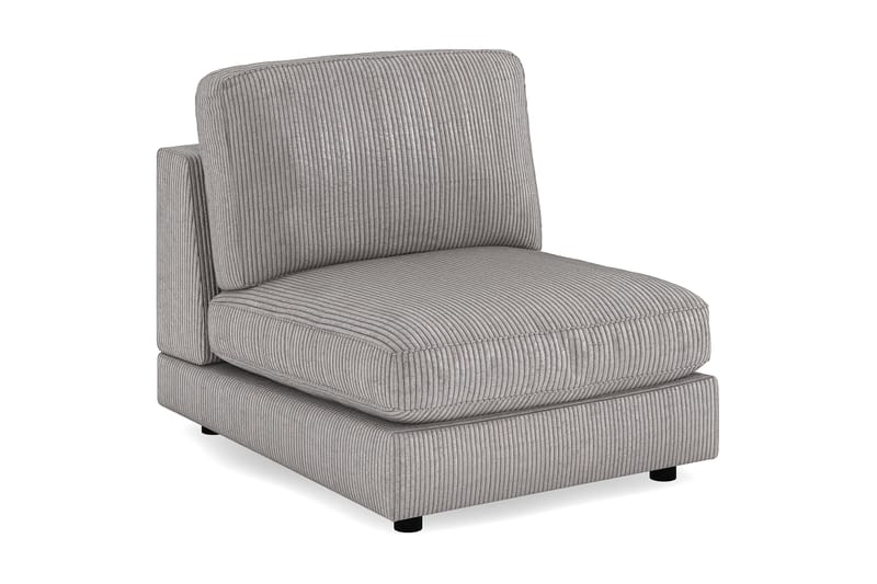 Arken 1-seters Midtmodul i Manchester 90 cm bred - Mørk grå - Møbler - Sofaer - Modulsofaer - Midtmodul