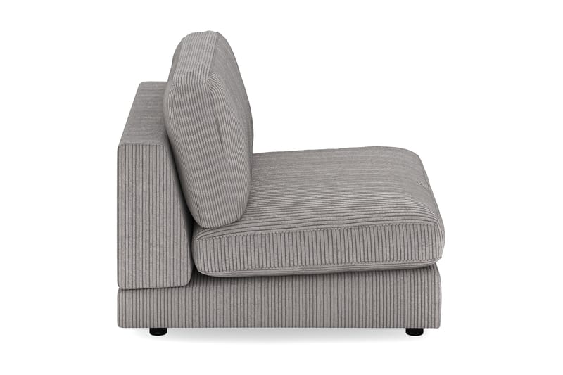 Arken 1-seters Midtmodul i Manchester 90 cm bred - Mørk grå - Møbler - Sofaer - Modulsofaer - Midtmodul
