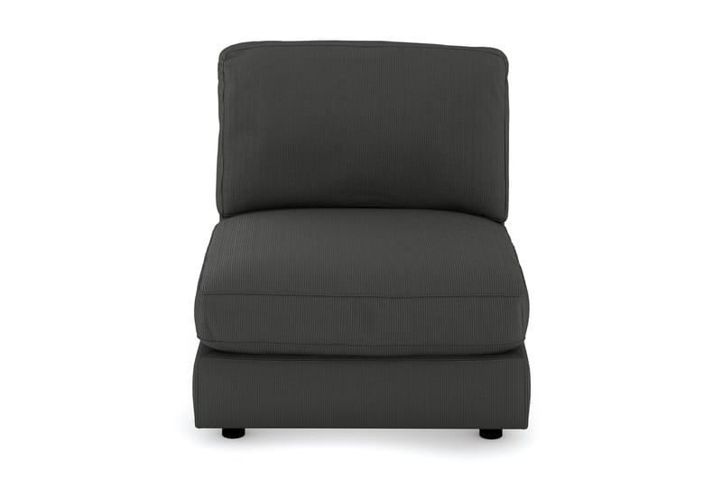 Arken 1-seters Midtmodul i Manchester 90 cm bred - Mørk grå - Møbler - Sofaer - Modulsofaer - Midtmodul