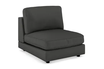 Arken 1-seters Midtmodul i Manchester 90 cm bred - Mørk grå - Møbler - Sofaer - Modulsofaer - Midtmodul