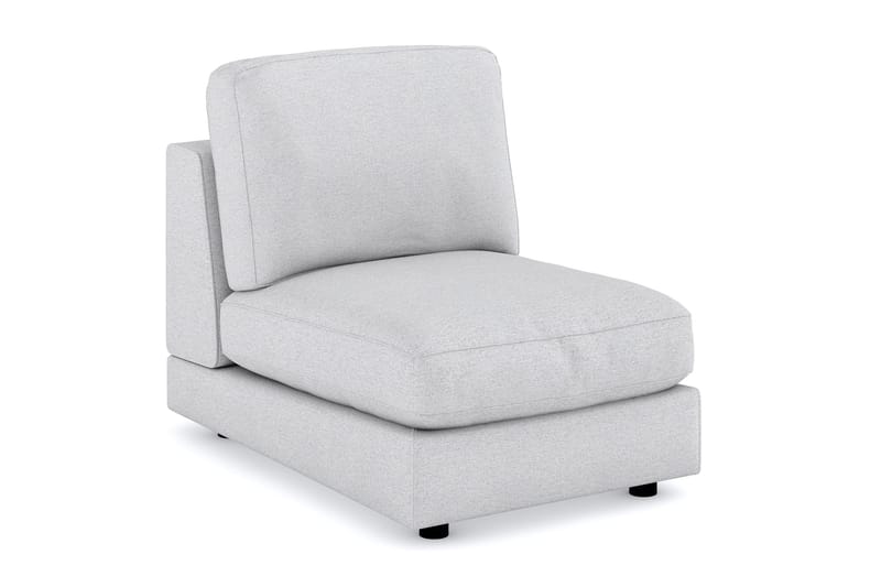 Arken 1-seters Midtmodul i Stoff 70 cm bred - Lys grå - Møbler - Sofaer - Modulsofaer - Midtmodul