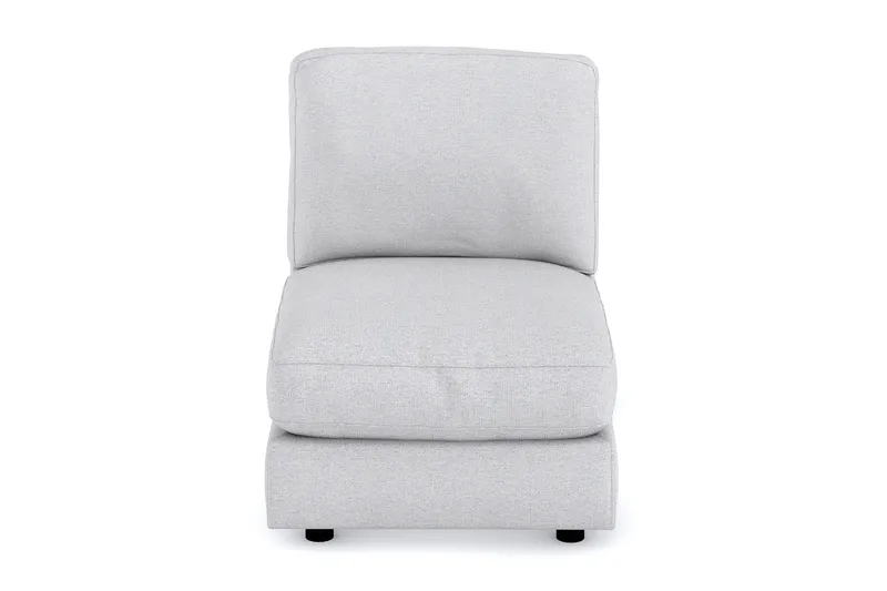 Arken 1-seters Midtmodul i Stoff 70 cm bred - Lys grå - Møbler - Sofaer - Modulsofaer - Midtmodul