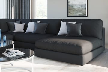 Arken 1-seters Midtmodul i Stoff 70 cm bred - Svart - Møbler - Sofaer - Modulsofaer - Midtmodul