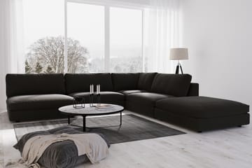 Arken 1-seters Midtmodul i Stoff 70 cm bred - Svart - Møbler - Sofaer - Modulsofaer - Midtmodul