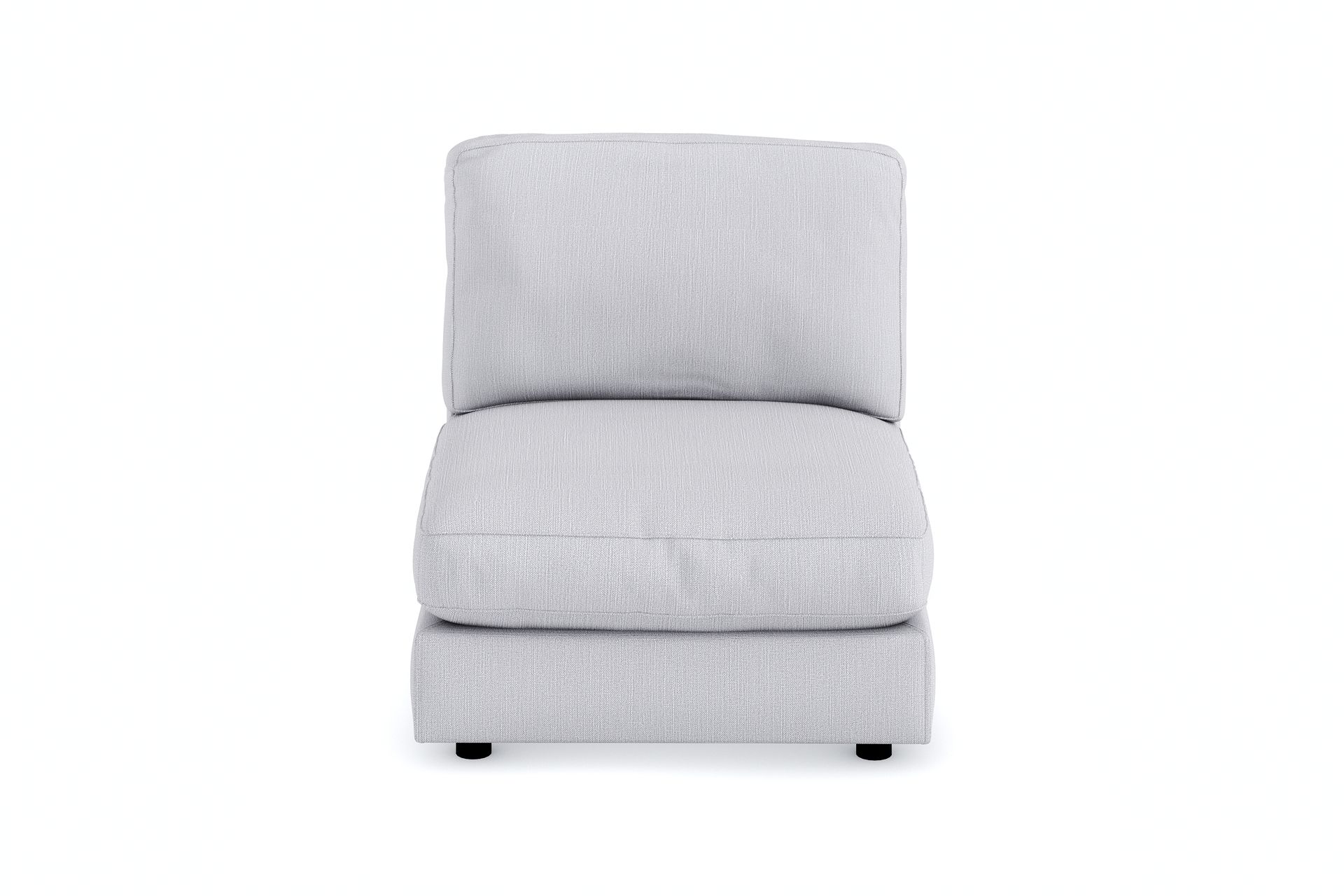 Arken 1-seters Midtmodul i Stoff 90 cm bred - Grå - Møbler - Sofaer - Modulsofaer - Midtmodul