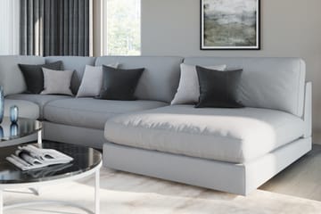 Arken 1-seters Midtmodul i Stoff 90 cm bred - Grå - Møbler - Sofaer - Modulsofaer - Midtmodul