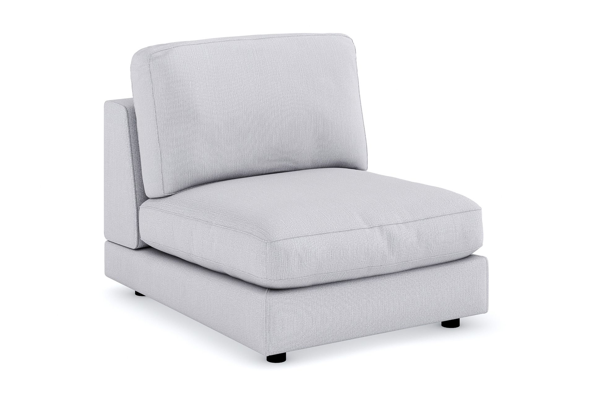 Arken 1-seters Midtmodul i Stoff 90 cm bred - Grå - Møbler - Sofaer - Modulsofaer - Midtmodul