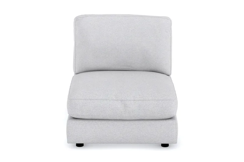 Arken 1-seters Midtmodul i Stoff 90 cm bred - Lys grå - Møbler - Sofaer - Modulsofaer - Midtmodul