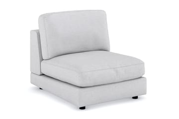 Arken 1-seters Midtmodul i Stoff 90 cm bred - Lys grå - Møbler - Sofaer - Modulsofaer - Midtmodul