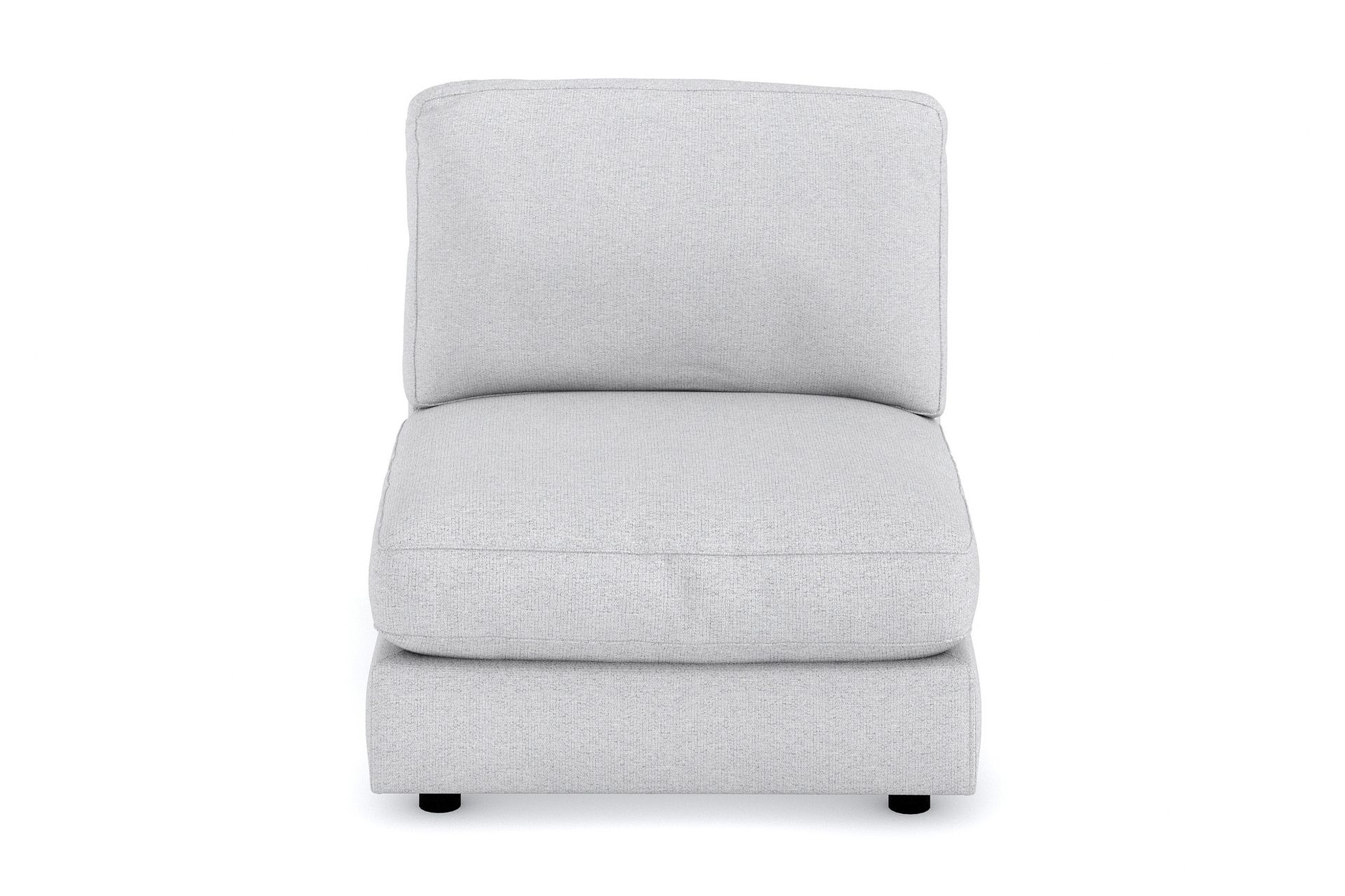 Arken 1-seters Midtmodul i Stoff 90 cm bred - Lys grå - Møbler - Sofaer - Modulsofaer - Midtmodul