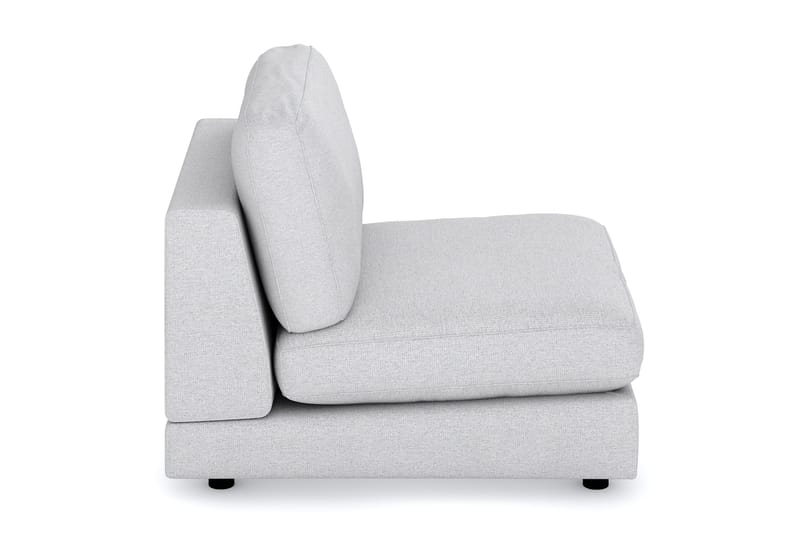 Arken 1-seters Midtmodul i Stoff 90 cm bred - Lys grå - Møbler - Sofaer - Modulsofaer - Midtmodul