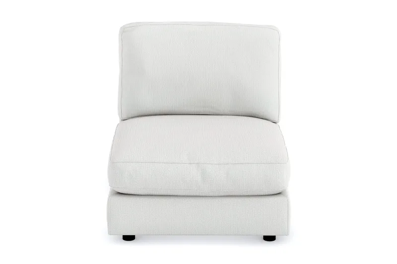 Arken 1-seters Midtmodul i Stoff 90 cm bred - Lys grå - Møbler - Sofaer - Modulsofaer - Midtmodul