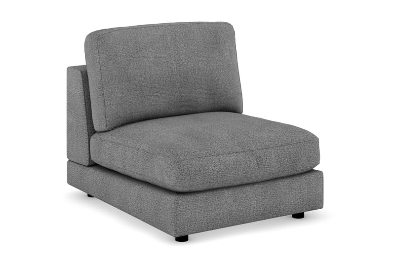 Arken 1-seters Midtmodul i Stoff 90 cm bred - Mørk grå - Møbler - Sofaer - Modulsofaer - Midtmodul