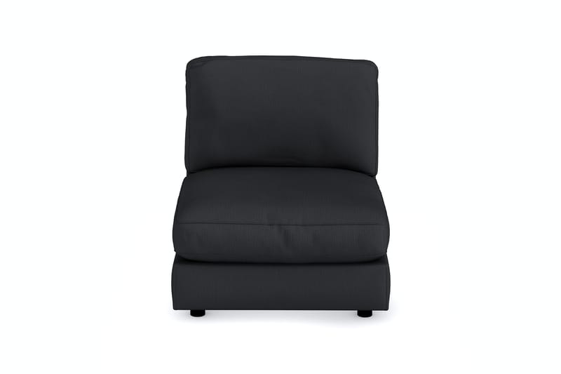 Arken 1-seters Midtmodul i Stoff 90 cm bred - Svart - Møbler - Sofaer - Modulsofaer - Midtmodul