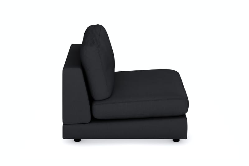 Arken 1-seters Midtmodul i Stoff 90 cm bred - Svart - Møbler - Sofaer - Modulsofaer - Midtmodul