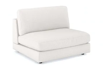 Arken 2-seters Midtmodul i Bouclé 120 cm bred - Hvit - Møbler - Sofaer - Modulsofaer - Midtmodul