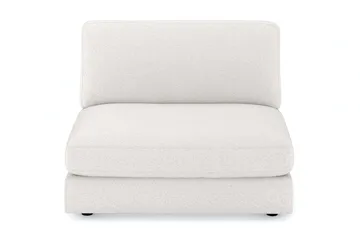 Arken 2-seters Midtmodul i Bouclé 120 cm bred - Hvit - Møbler - Sofaer - Modulsofaer - Midtmodul