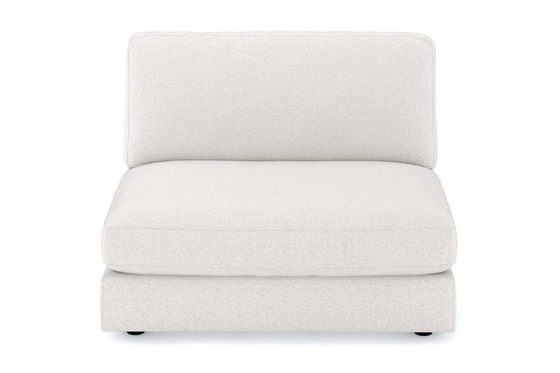 Arken 2-seters Midtmodul i Bouclé 120 cm bred - Hvit - Møbler - Sofaer - Modulsofaer - Midtmodul