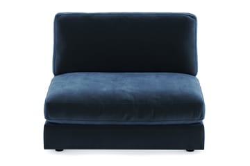 Arken 2-seters Midtmodul i Fløyel 120 cm bred - Blå - Møbler - Sofaer - Modulsofaer - Midtmodul