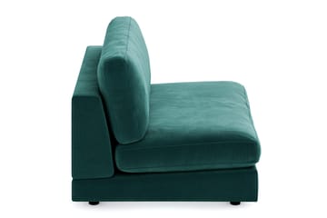 Arken 2-seters Midtmodul i Fløyel 120 cm bred - Grønn - Møbler - Sofaer - Modulsofaer - Midtmodul