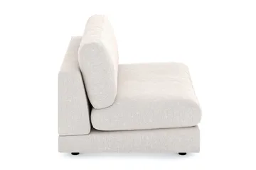 Arken 2-seters Midtmodul i Fløyel 120 cm bred - Kremhvit - Møbler - Sofaer - Modulsofaer - Midtmodul