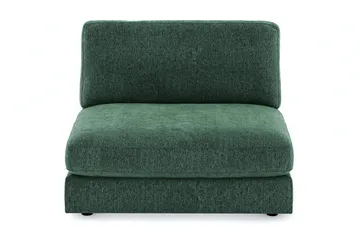 Arken 2-seters Midtmodul i Fløyel 120 cm bred - Mørk grønn - Møbler - Sofaer - Modulsofaer - Midtmodul