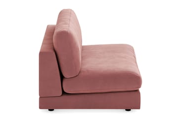 Arken 2-seters Midtmodul i Fløyel 120 cm bred - Rosa - Møbler - Sofaer - Modulsofaer - Midtmodul