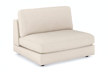 Arken 2-seters Midtmodul i Manchester 120 cm bred - Beige - Møbler - Sofaer - Modulsofaer - Midtmodul
