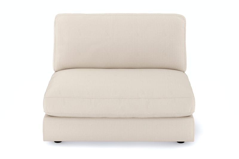 Arken 2-seters Midtmodul i Manchester 120 cm bred - Beige - Møbler - Sofaer - Modulsofaer - Midtmodul