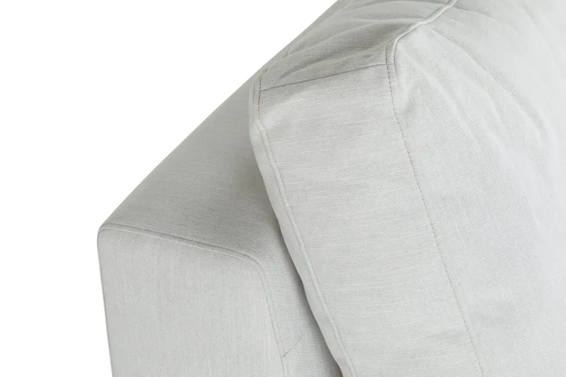 Arken 2-seters Midtmodul i Stoff 120 cm bred - Lys grå - Møbler - Sofaer - Modulsofaer - Midtmodul