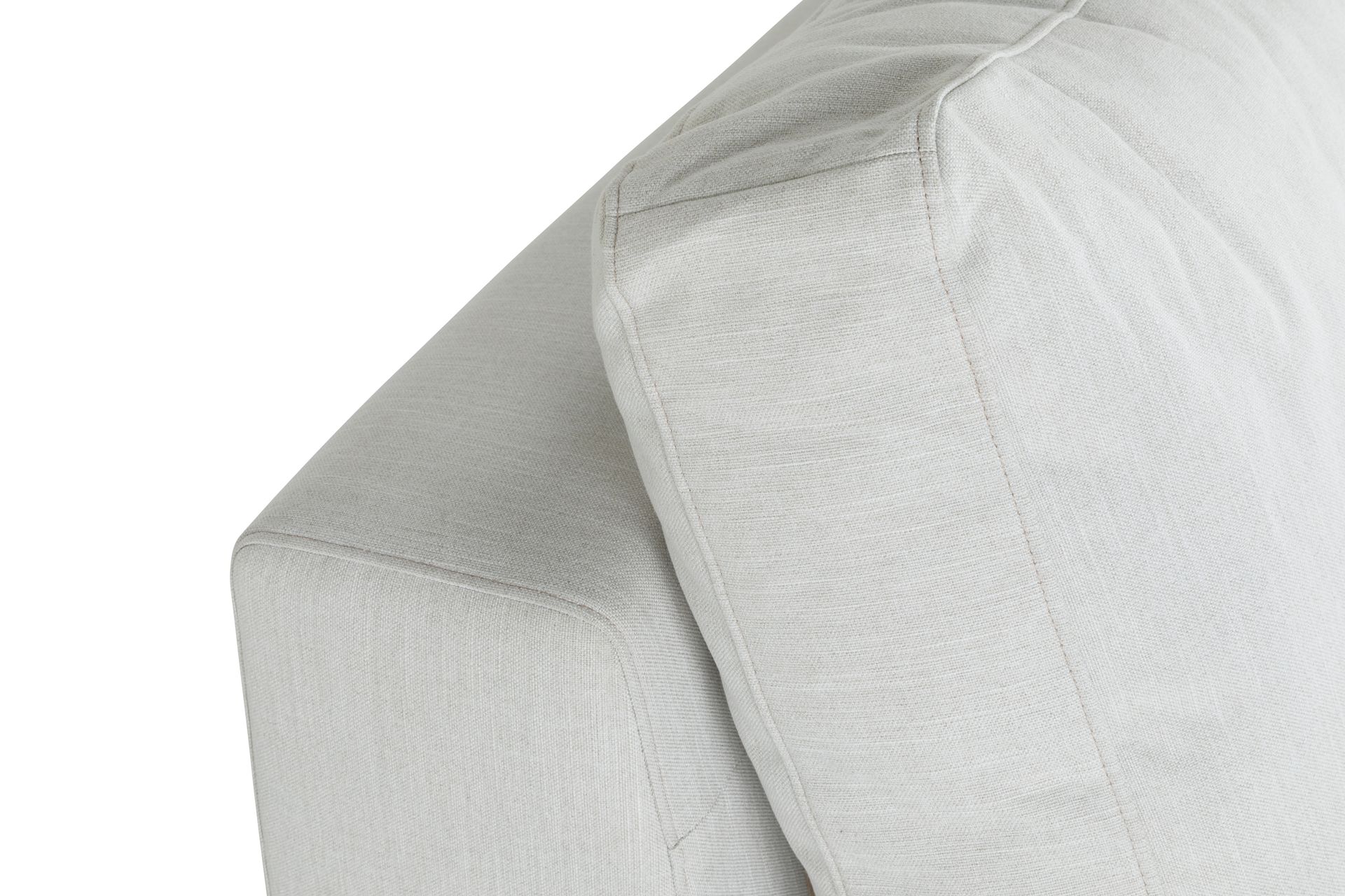 Arken 2-seters Midtmodul i Stoff 120 cm bred - Lys grå - Møbler - Sofaer - Modulsofaer - Midtmodul