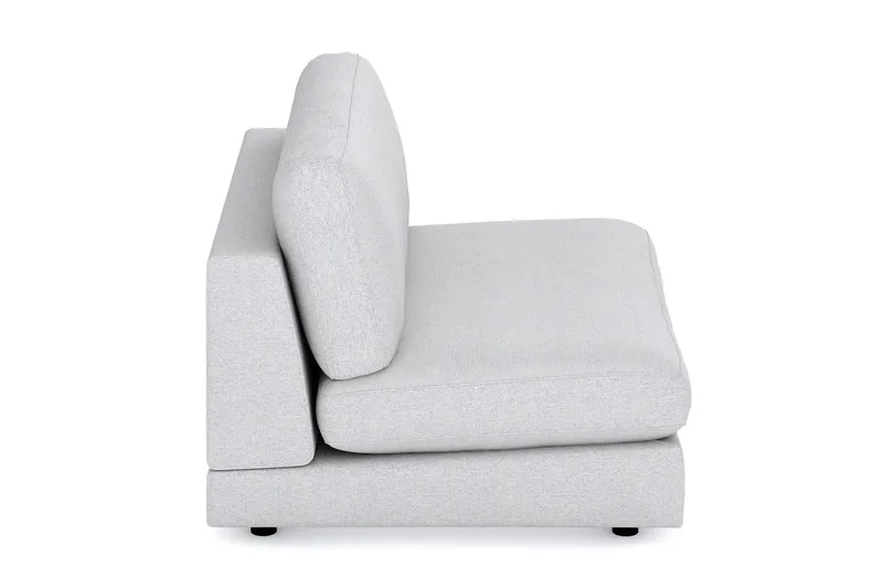 Arken 2-seters Midtmodul i Stoff 120 cm bred - Lys grå - Møbler - Sofaer - Modulsofaer - Midtmodul