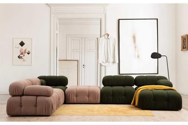 Belgin Midtmodul 95 cm - Grønn - Møbler - Sofaer - Modulsofaer - Midtmodul