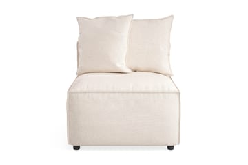 Cubo 1-seters Midtmodul i Stoff 80 cm bred - Beige - Møbler - Sofaer - Modulsofaer - Midtmodul