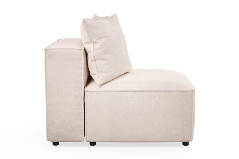 Cubo 1-seters Midtmodul i Stoff 80 cm bred - Beige - Møbler - Sofaer - Modulsofaer - Midtmodul