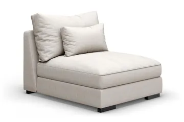 Dubai midtmodul ekstra dyp - Beige - Møbler - Sofaer - Modulsofaer - Midtmodul