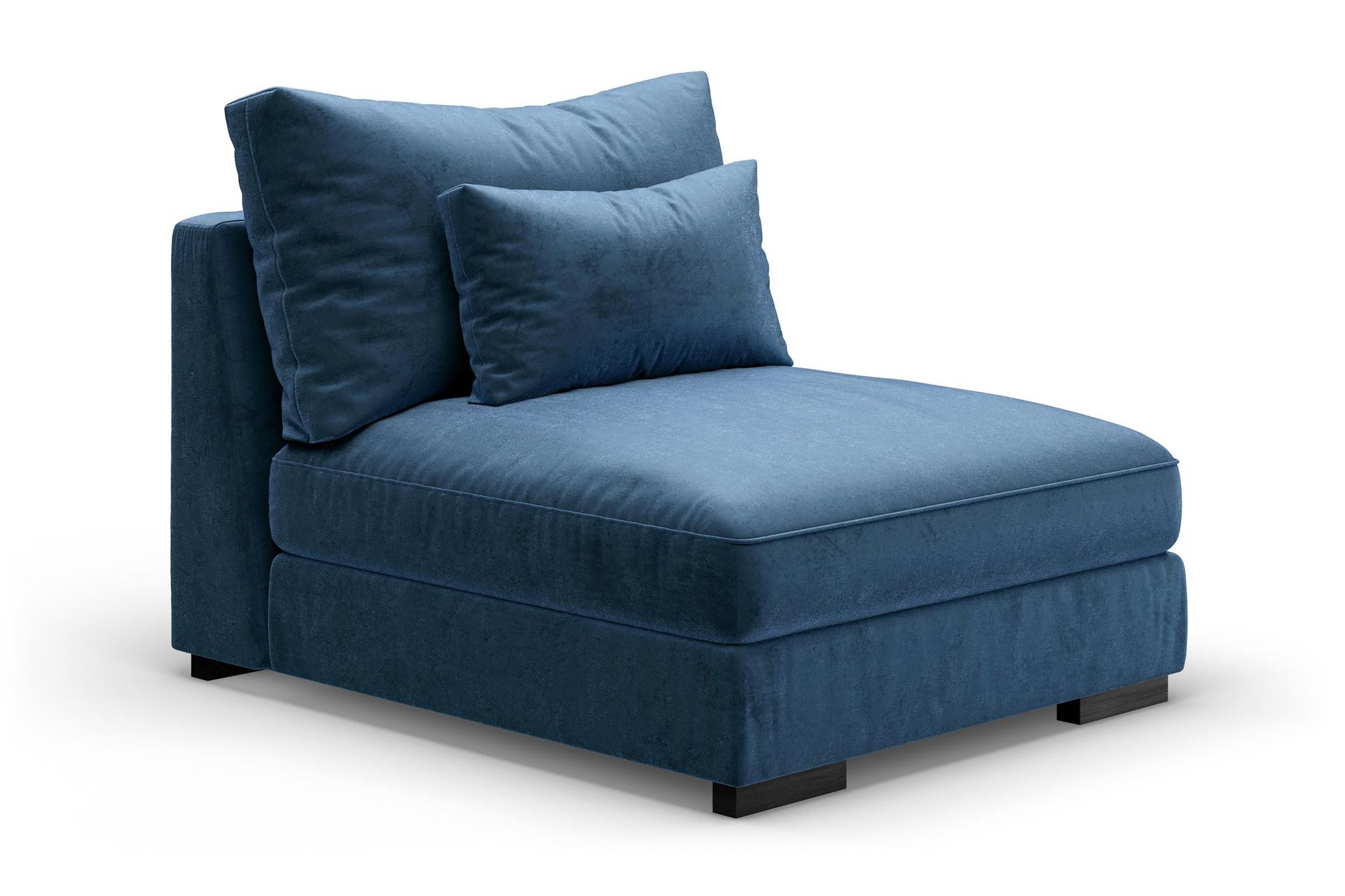 Dubai Midtmodul Fløyel - Blå - Møbler - Sofaer - Modulsofaer - Midtmodul