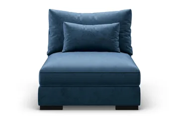 Dubai Midtmodul Fløyel - Blå - Møbler - Sofaer - Modulsofaer - Midtmodul