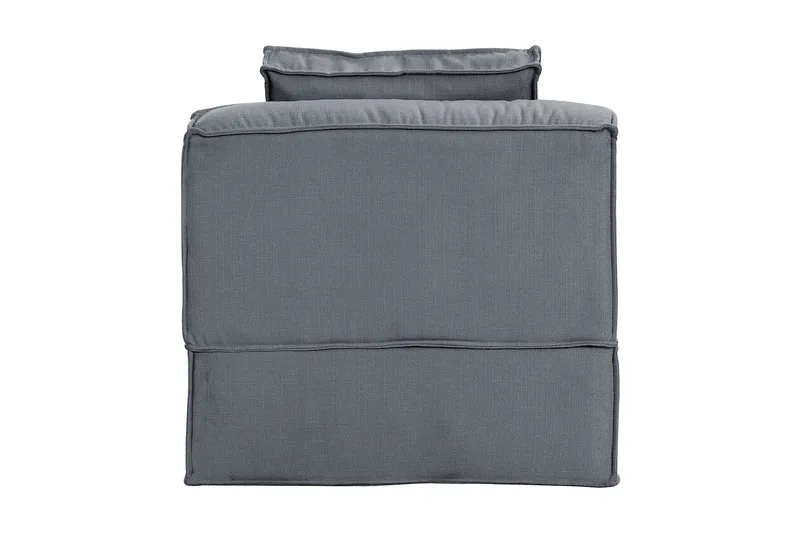 Oceanis 2-seters Sofa - Lysegrå/Svart - Møbler - Sofaer - Modulsofaer - Midtmodul