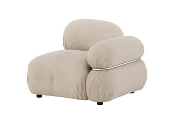 Mika høyremodul 95 cm - Beige - Møbler - Sofaer - Modulsofaer - Hjørnemodul