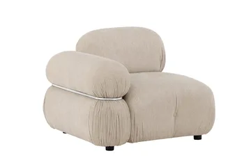 Mika venstremodul 95 cm - Beige - Møbler - Sofaer - Modulsofaer - Hjørnemodul