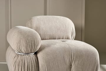 Mika venstremodul 95 cm - Beige - Møbler - Sofaer - Modulsofaer - Hjørnemodul