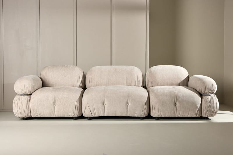 Mika venstremodul 95 cm - Beige - Møbler - Sofaer - Modulsofaer - Hjørnemodul