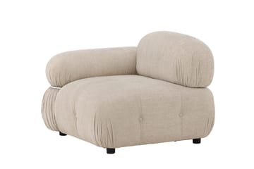 Mika venstremodul 95 cm - Beige - Møbler - Sofaer - Modulsofaer - Hjørnemodul