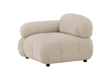 Mika venstremodul 95 cm - Beige - Møbler - Sofaer - Modulsofaer - Hjørnemodul